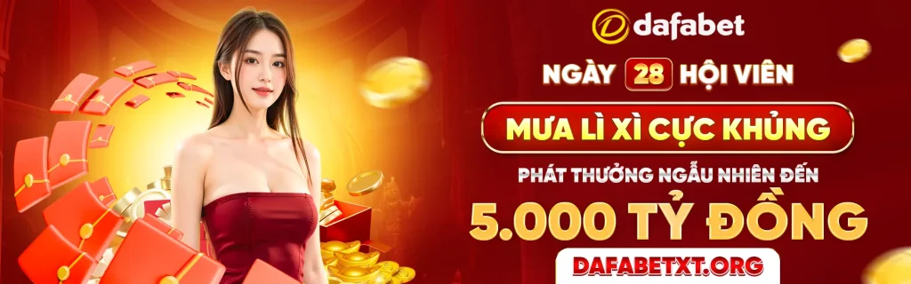 mưa lì xì khuyến mãi cực khủng